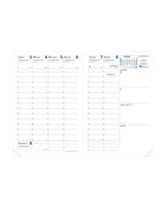 Recambios agendas Semanal Bordes dorados