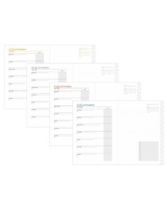 Recambios agendas Semanal