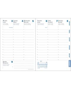 Recambios agendas Semanal