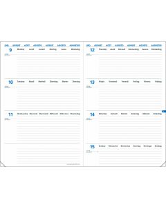 Recambios agendas Semanal