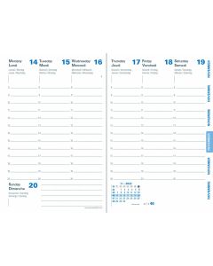 Recambios agendas Semanal