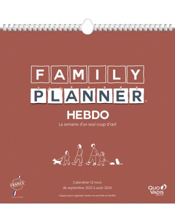 Calendarios Semanal Family Planner