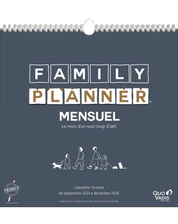 Calendarios Mensual Family Planner